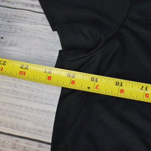 Baleaf Womens Cropped Running Workout Top Shirt Sz Large Short Sleeve Black NWT - Picture 12 of 16